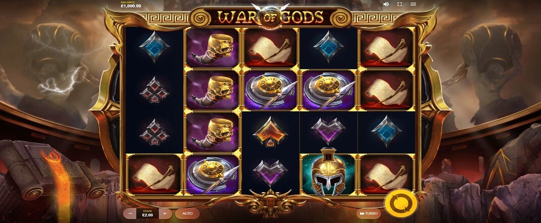 War of Gods -peliarvostelu, kelat ja symbolit