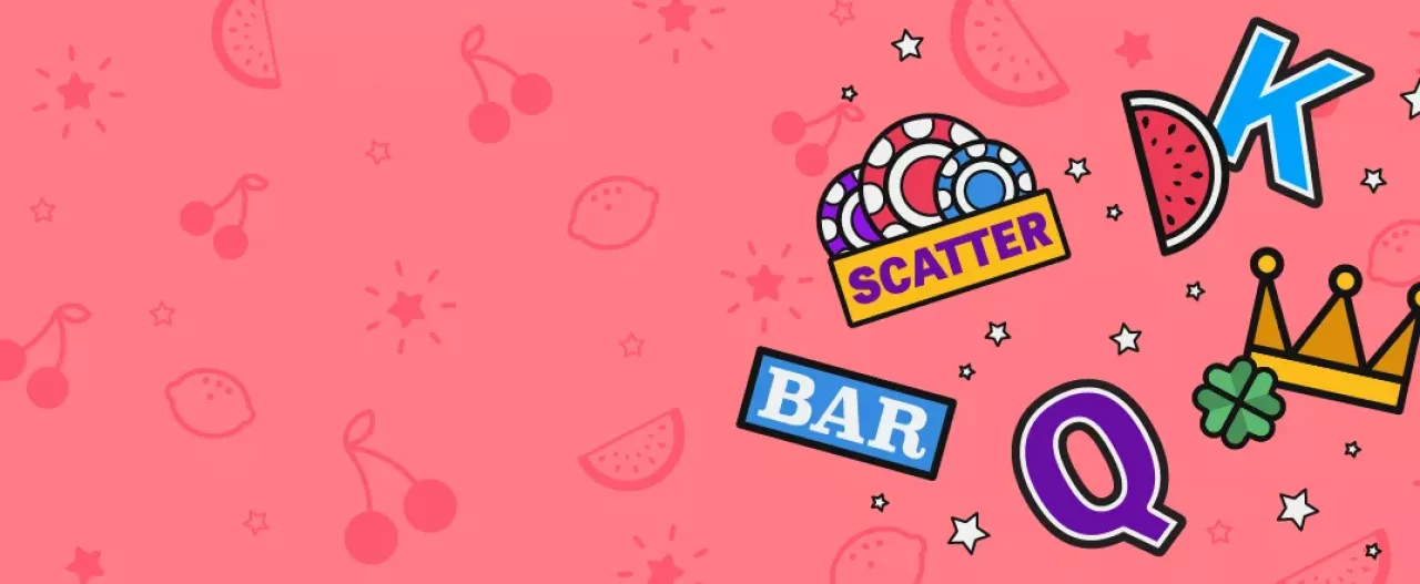 Slot Features featured image on pink background