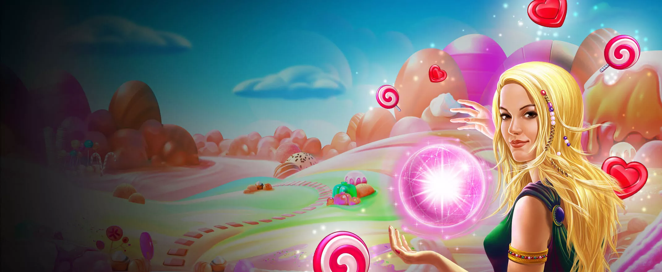 Valentine's Day slots and casino bonuses banner