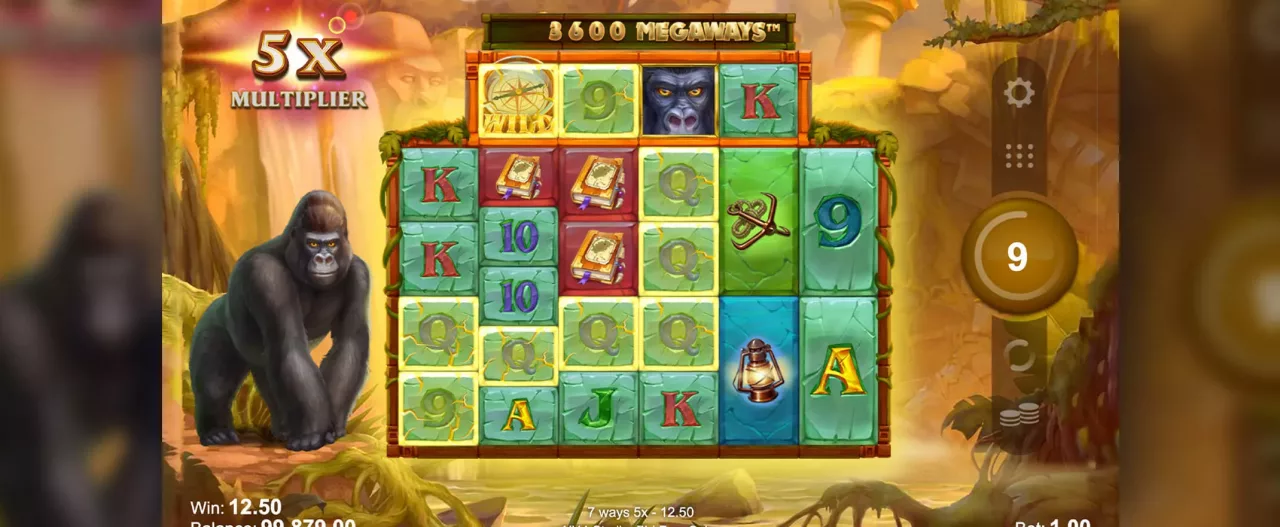 Forgotten Island Megaways screenshot of the feature