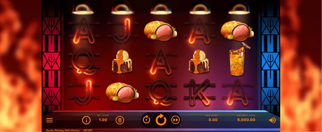Hell's Kitchen slot screenshot