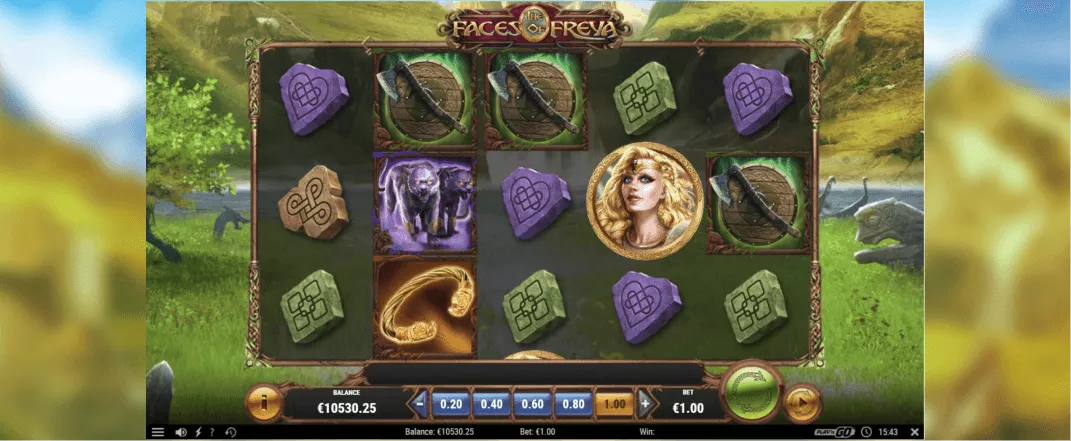 the Faces of Freya slot screenshot