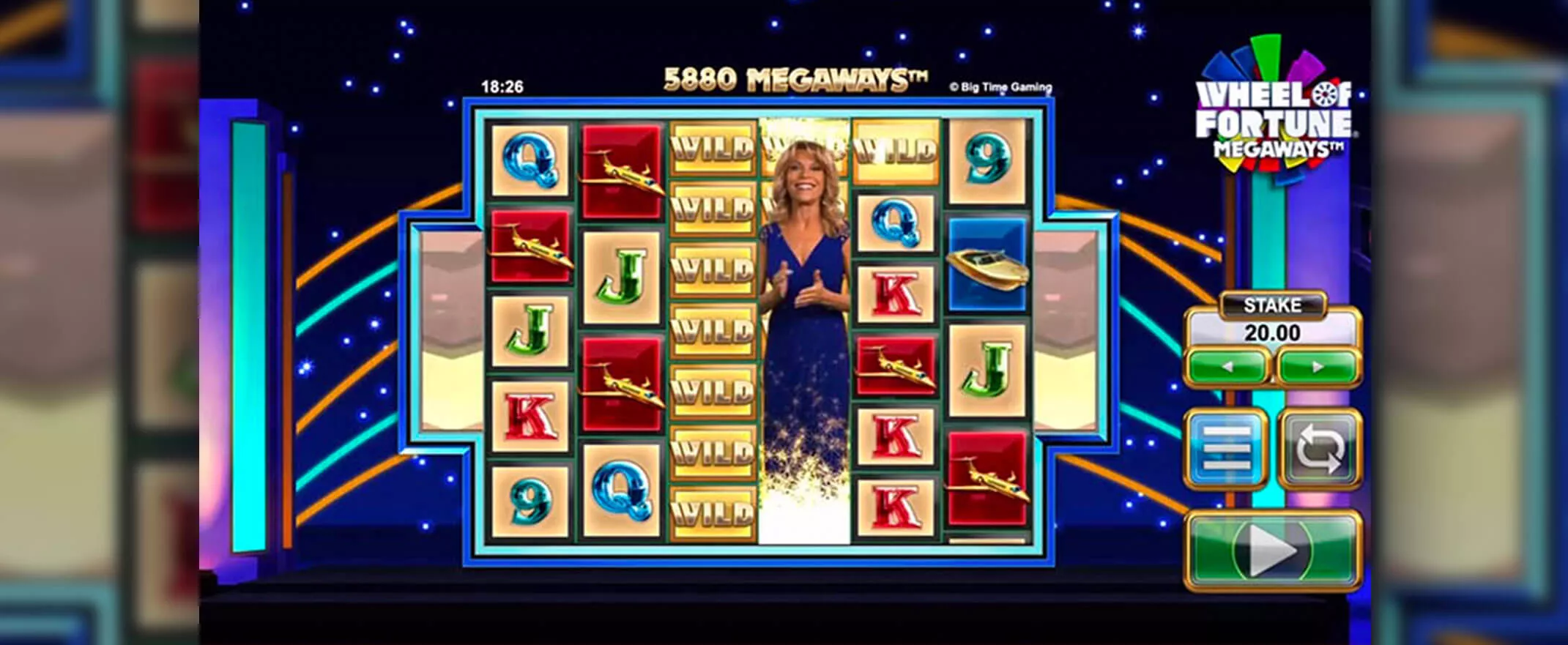 Wheel of Fortune screenshot of the bonus round