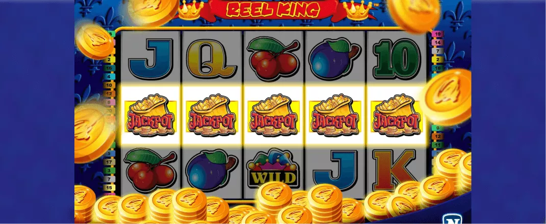 Reel King slot screenshot of the reels