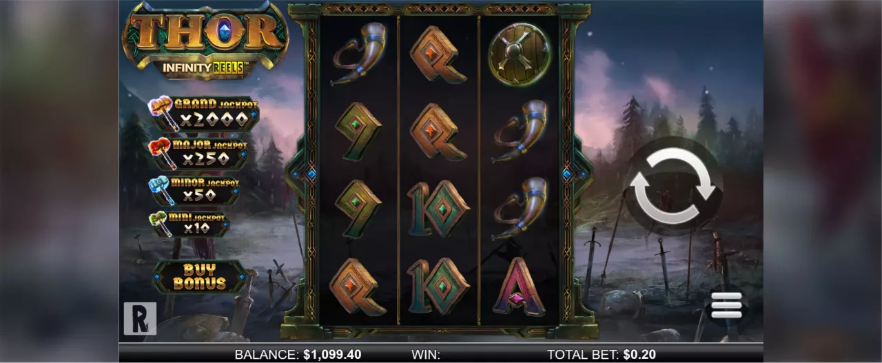 Thor Infinity Reels slot screenshot