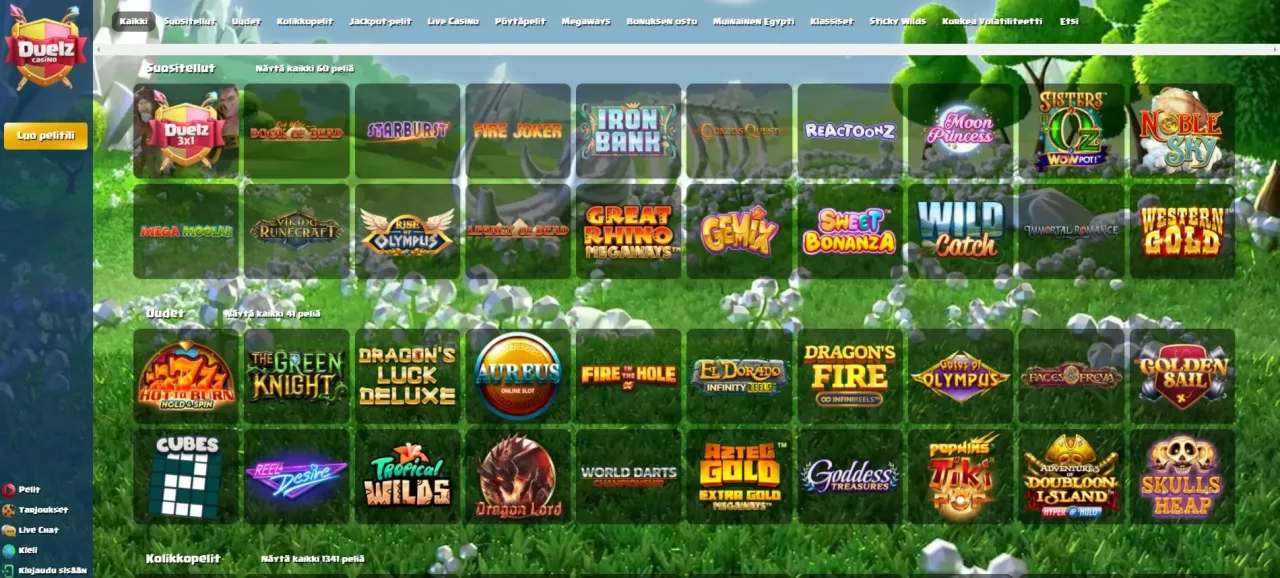 Duelz Casino peliautomaatit