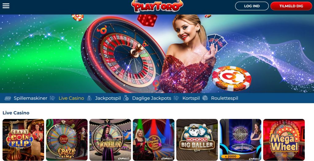 playtoro live casino 