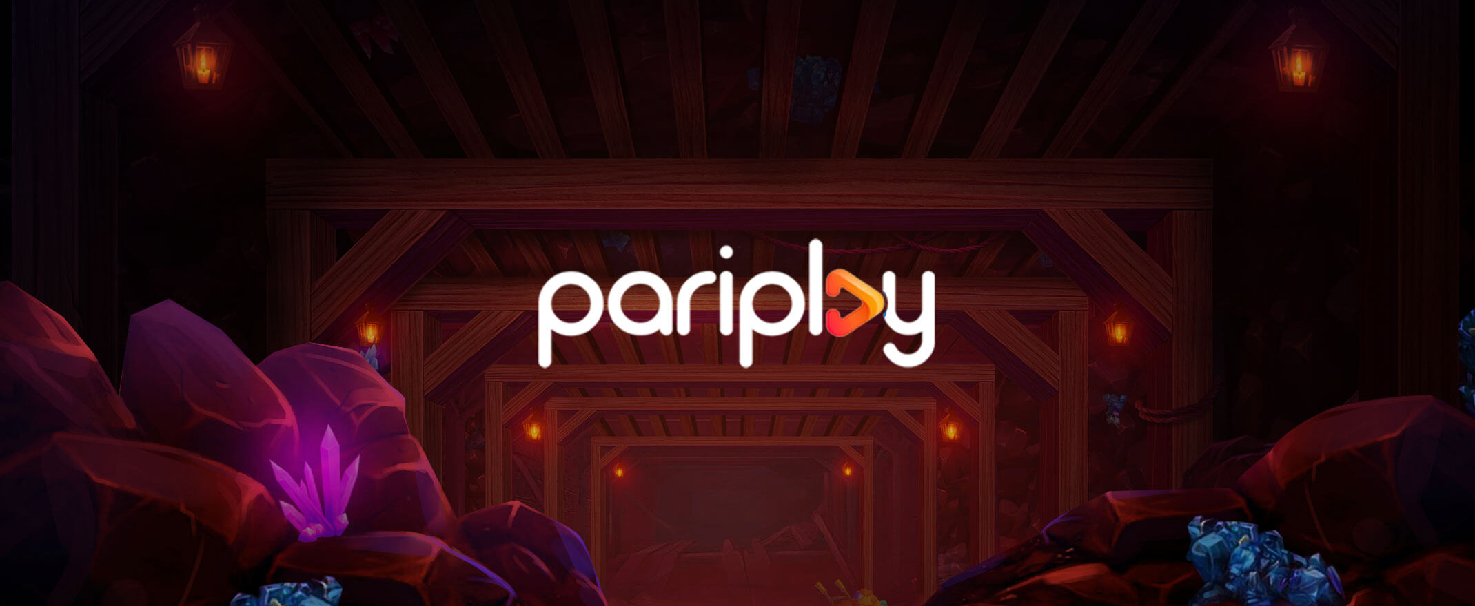 Pariplay logo on purple background