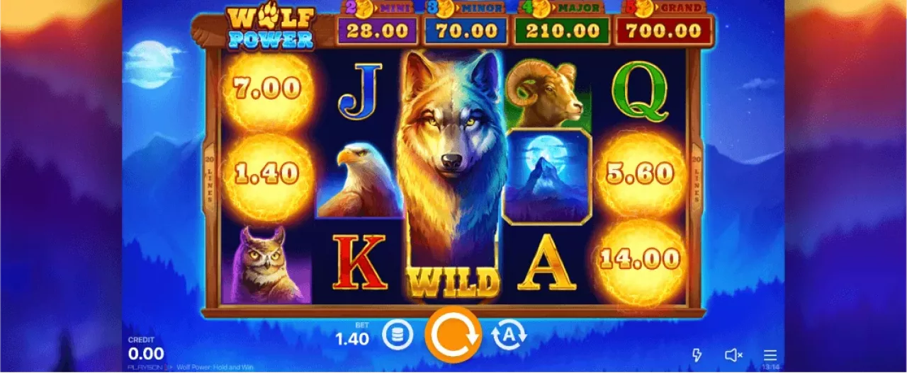 Wolf Power: Hold and Win -peliarvostelu, kuvankaappaus pelistä