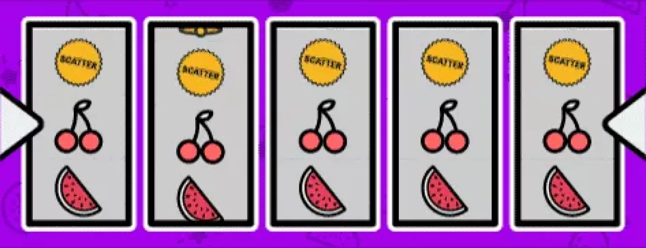 Gif of reel hold/reel lock slot feature