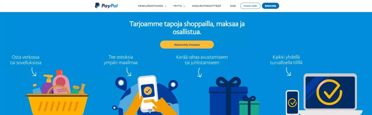 Näin PayPal toimii