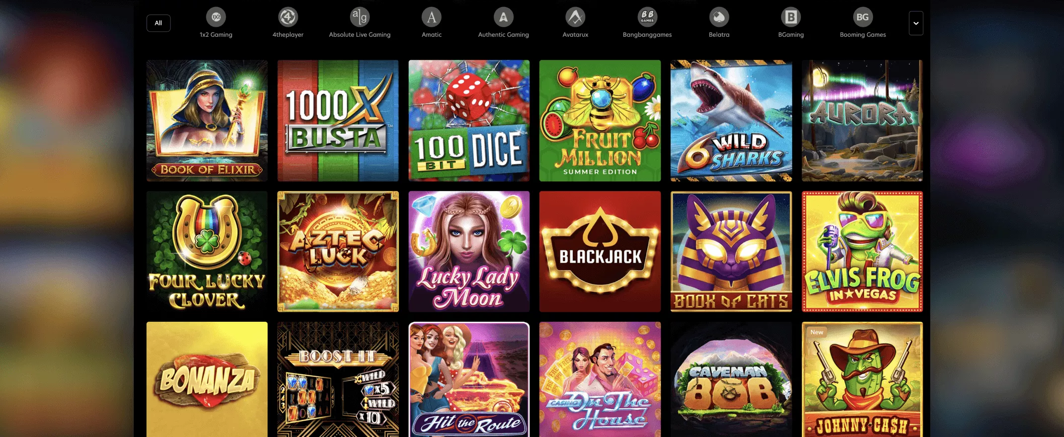 Kingdom casino games screenshot