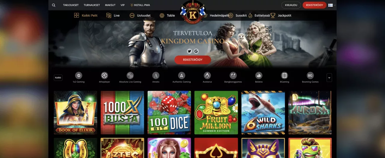 Kingdom Casinon etusivu
