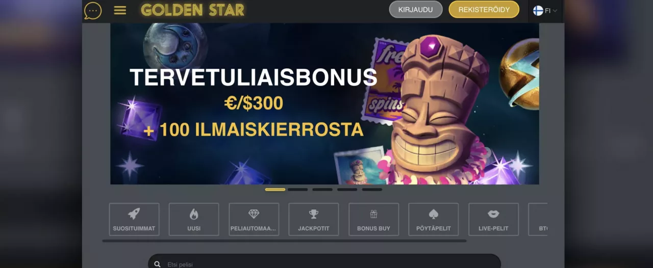 Golden Star Casinon etusivu