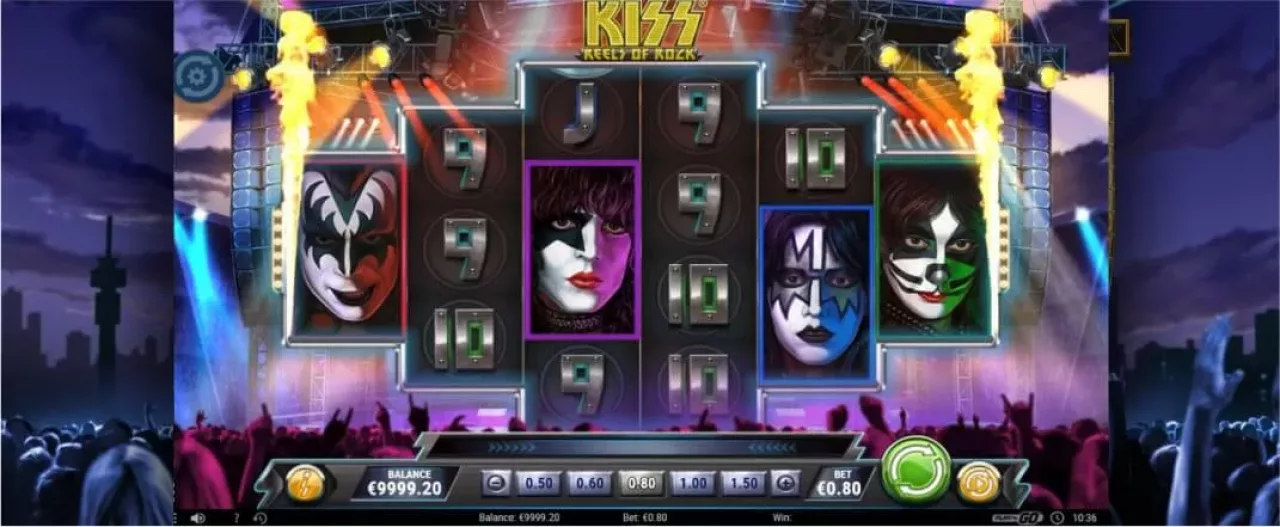 Captura de pantalla de KISS Reels of Rock