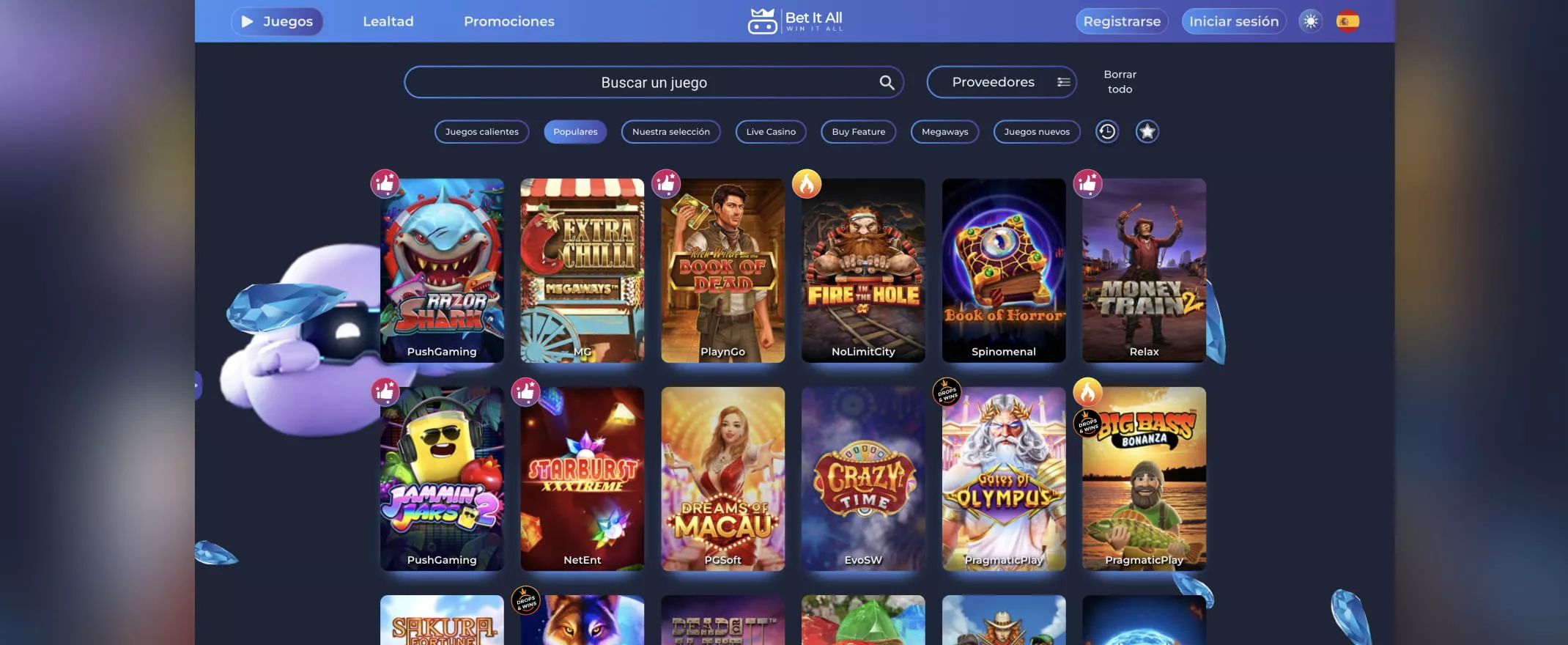 Juegos de Bet It All Casino