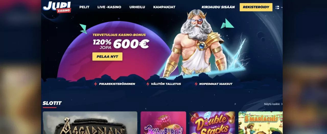 Jupi Casinon etusivu
