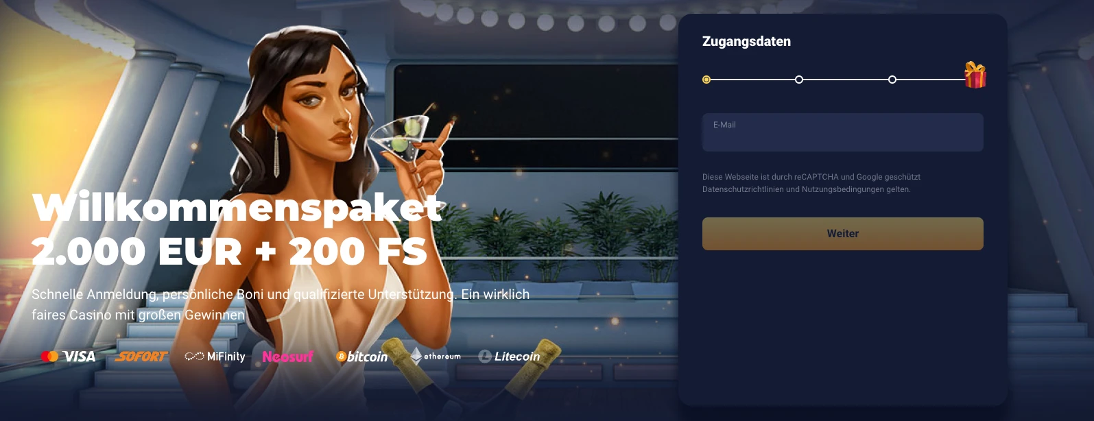 2000€ Bonus + 200 Freipsiele für Neukunden im Joo Casino