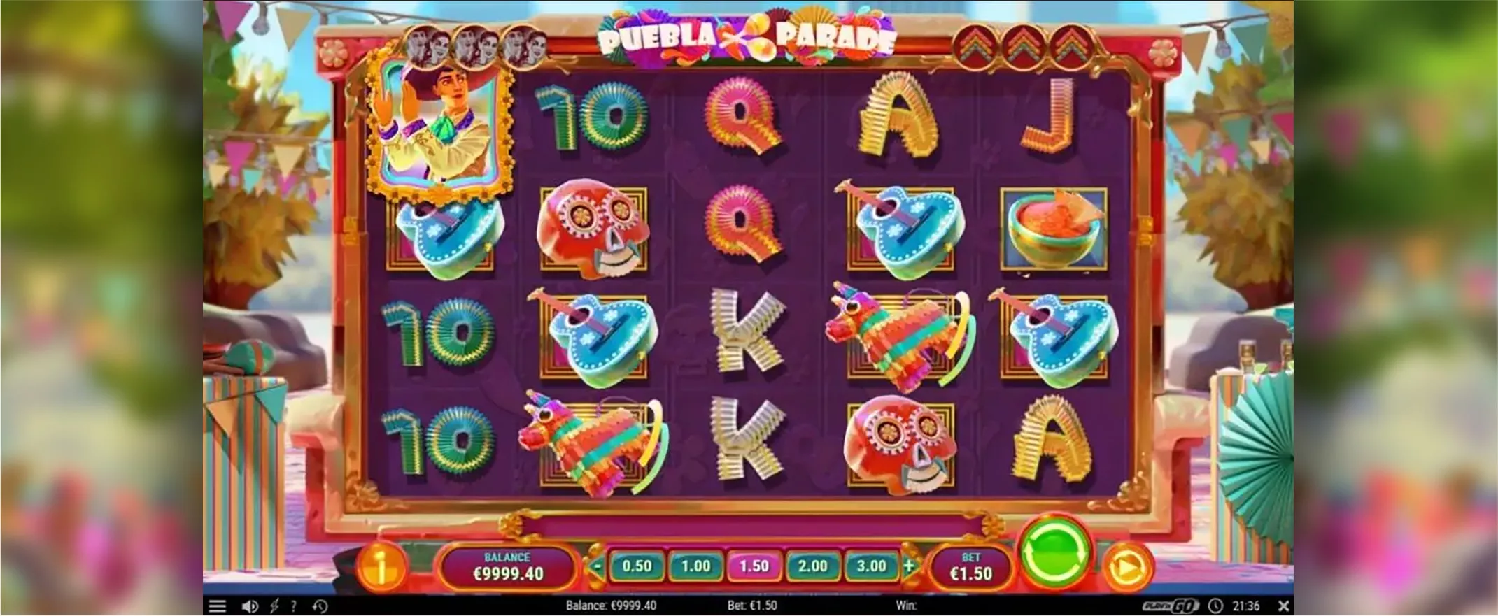 puebla parade screenshot of the reels