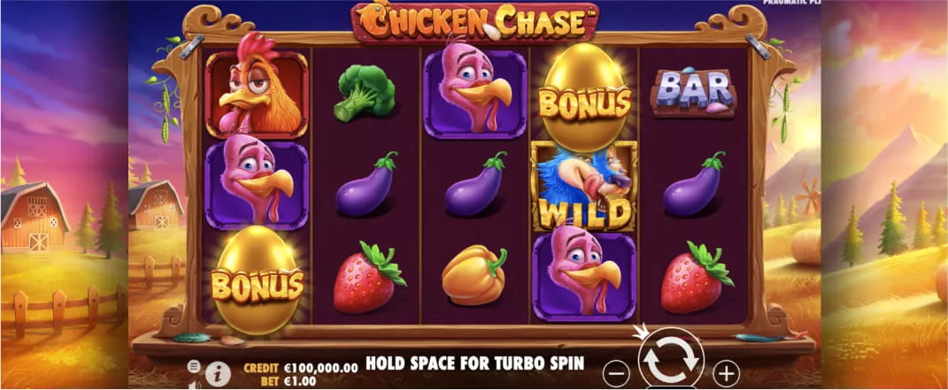 Captura de pantalla de Chicken Chase