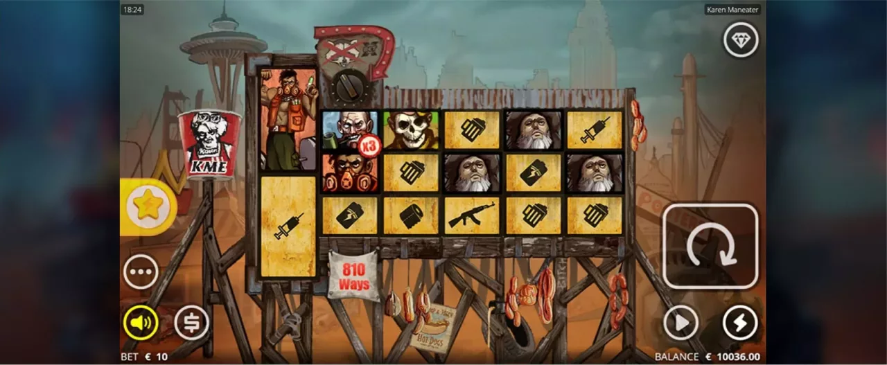 Captura de pantalla de Karen Maneater