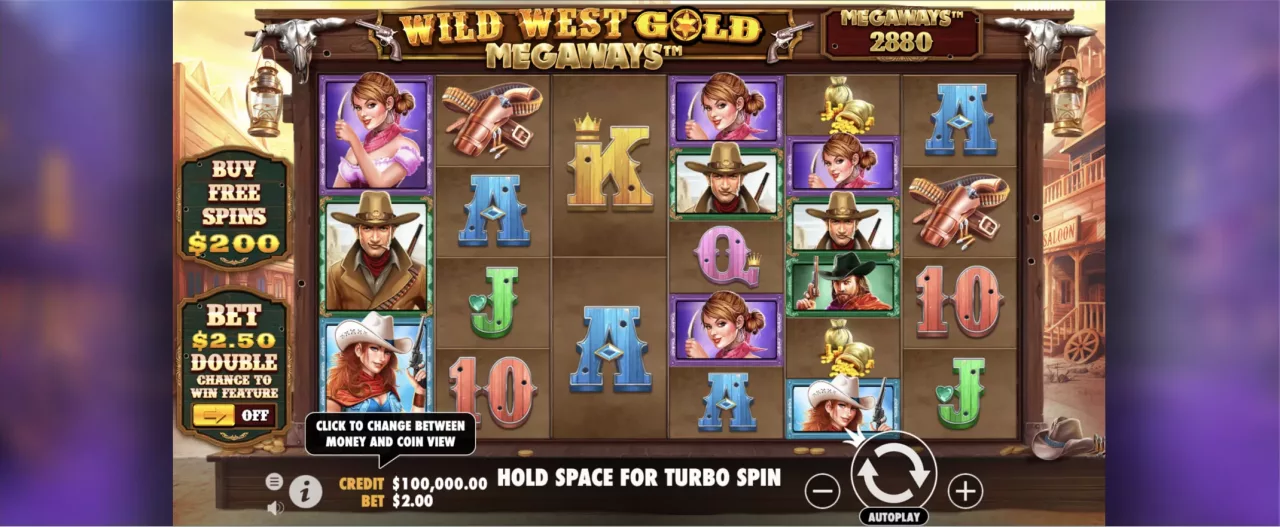 Captura de pantalla de Wild West Gold Megaways