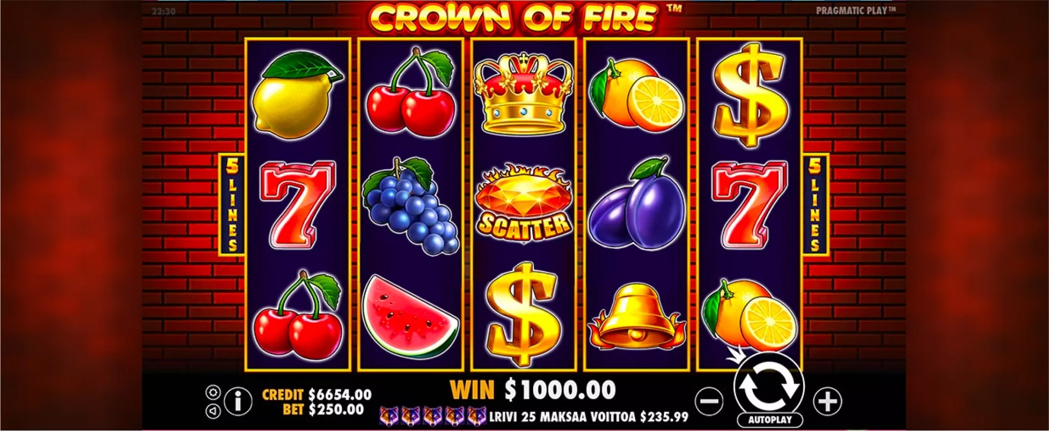 crown of fire sc