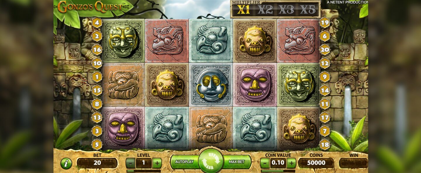 Gonzo's Quest Gameplay Screenshot