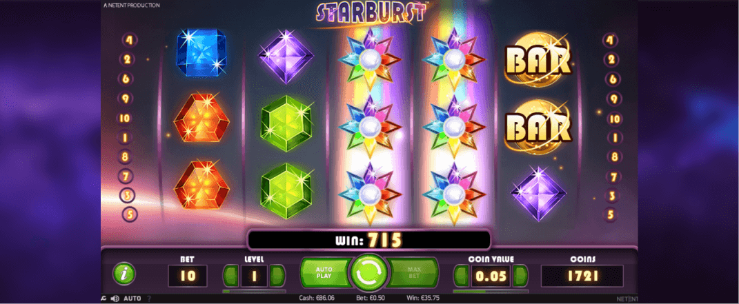 Starburst Gameplay