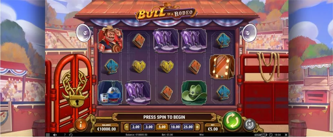 Captura de pantalla de Bull in a Rodeo