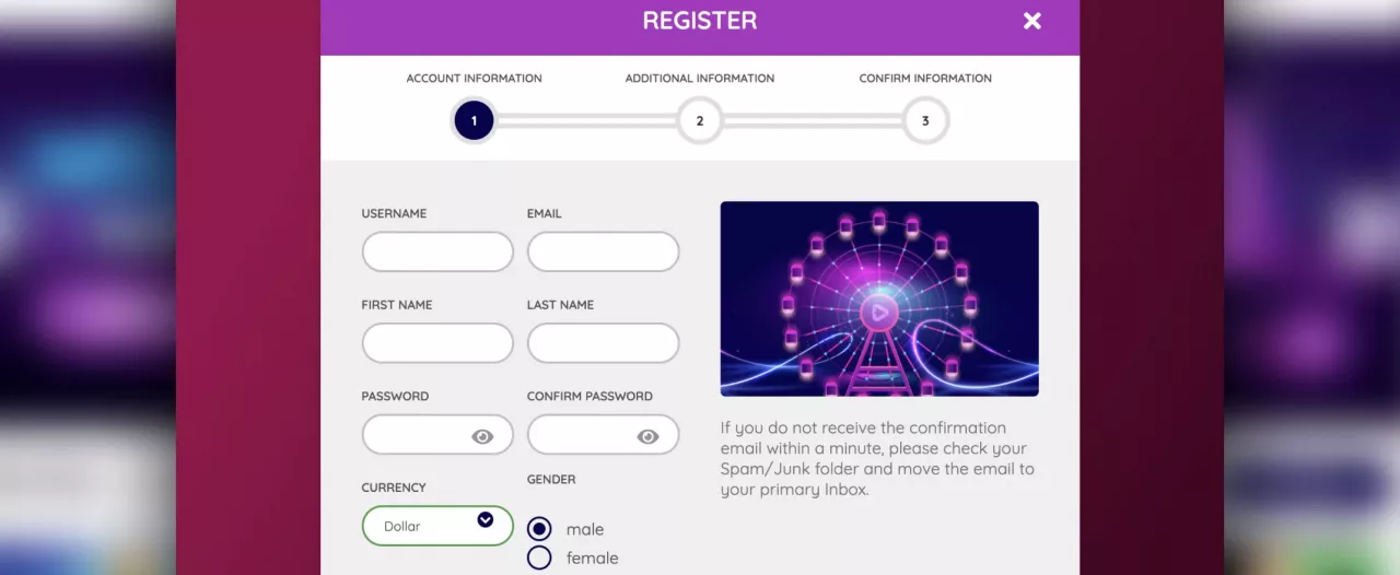 Registro en Playouwin Casino