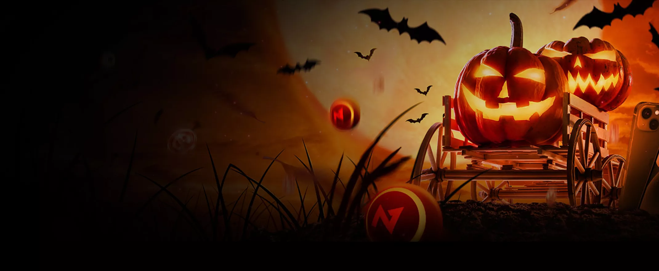 Jede Menge Preise bei der N1Bet Halloween Äpfel und Kürbisse Lottery