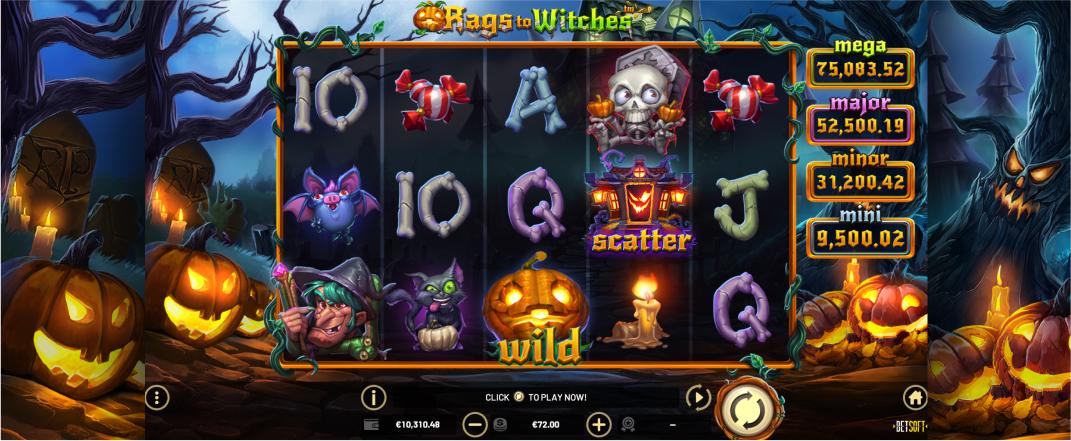 rags to witches slot