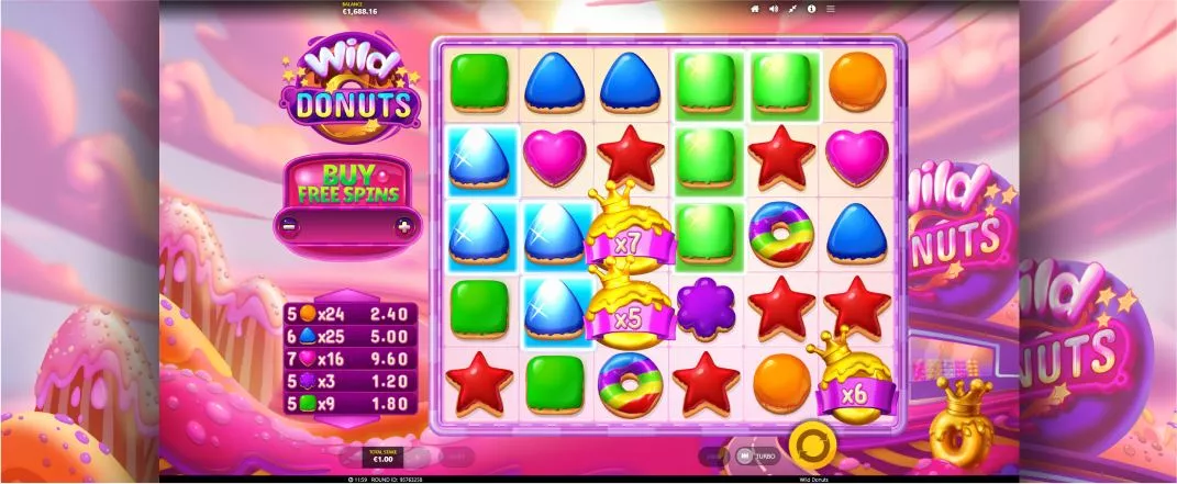 Captura de pantalla de Wild Donuts