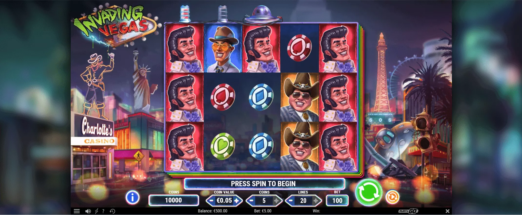 Invading Vegas spelautomat