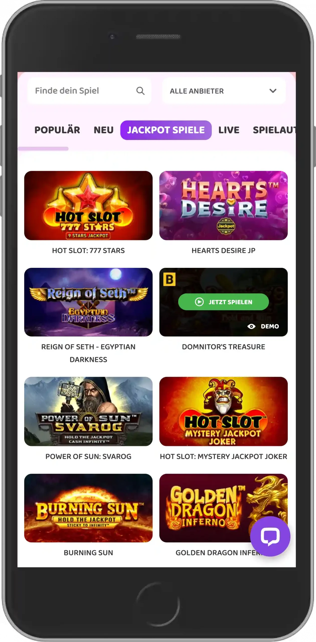Berry Casino - Jackpot Slots - Mobile Ansicht