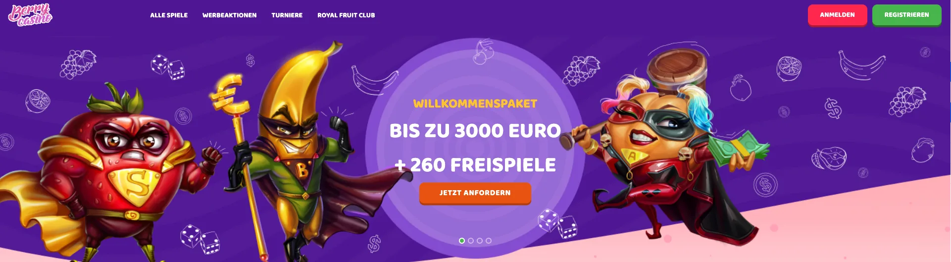 Berry Casino - Willkomenbonus