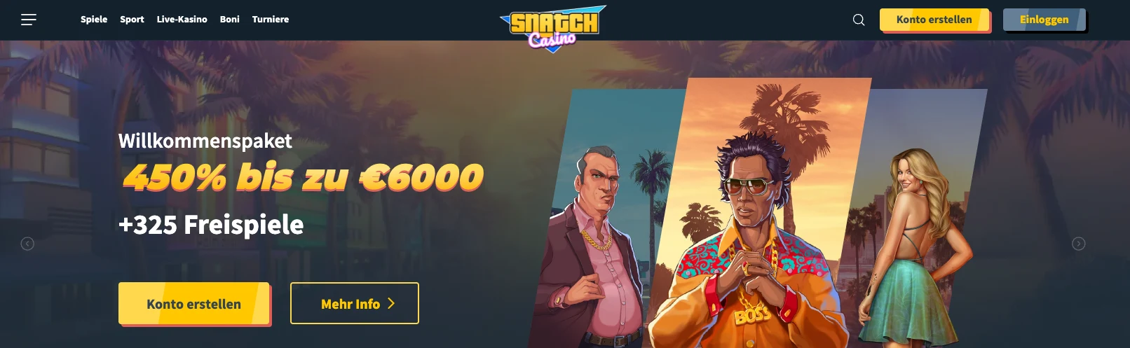 Snatch Casino Bonus