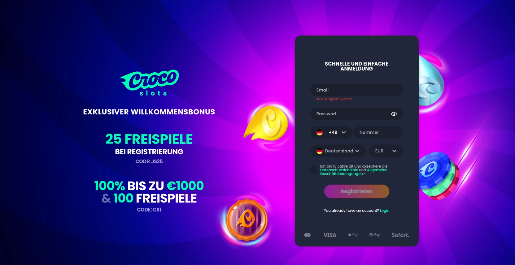 Crocoslots Casino No Deposit Bonus