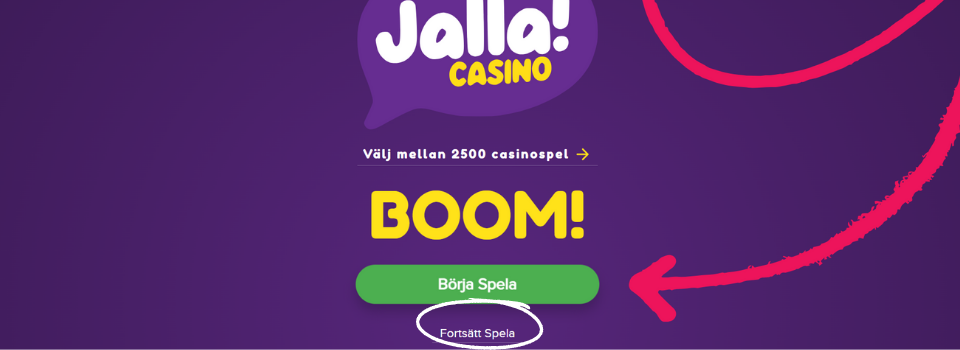 BankID inloggning hos Jalla Casino