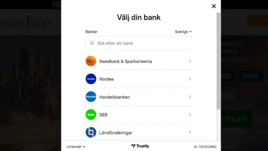 Vitt fönster med betalningsikoner