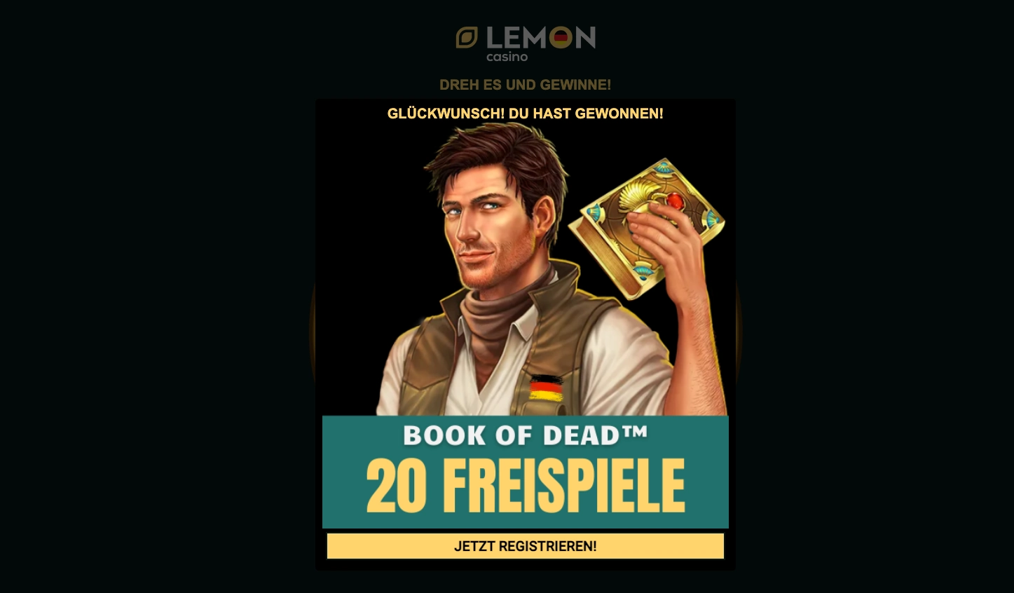 Lemon Casino Book of Dead Freispiele ohne Einzahlung