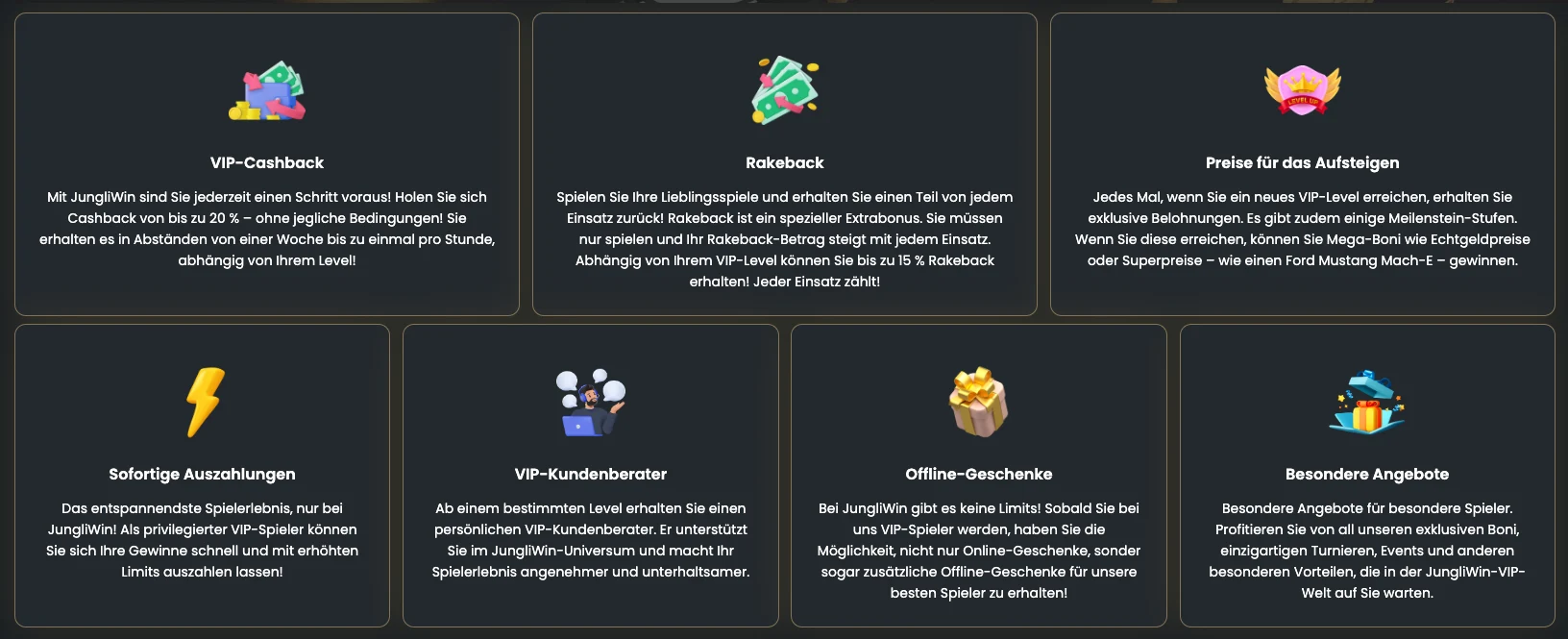 JungliWIN - VIP Programm