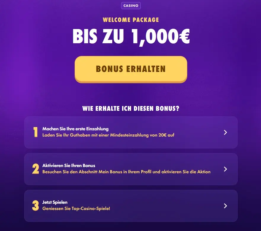 Polestar Casino Willkommensbonus