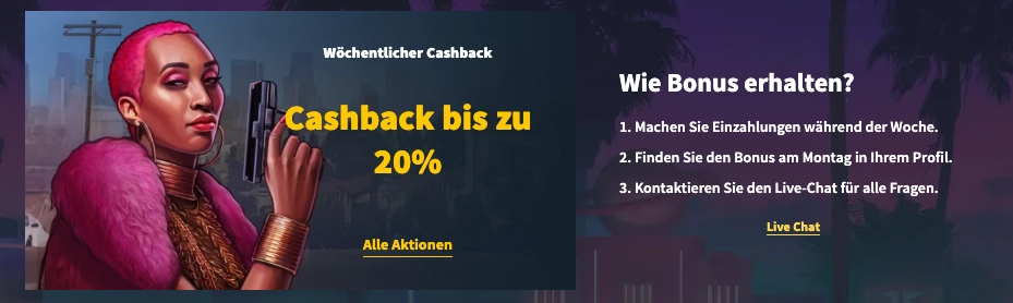Snatch - 20% Cashback jede Woche