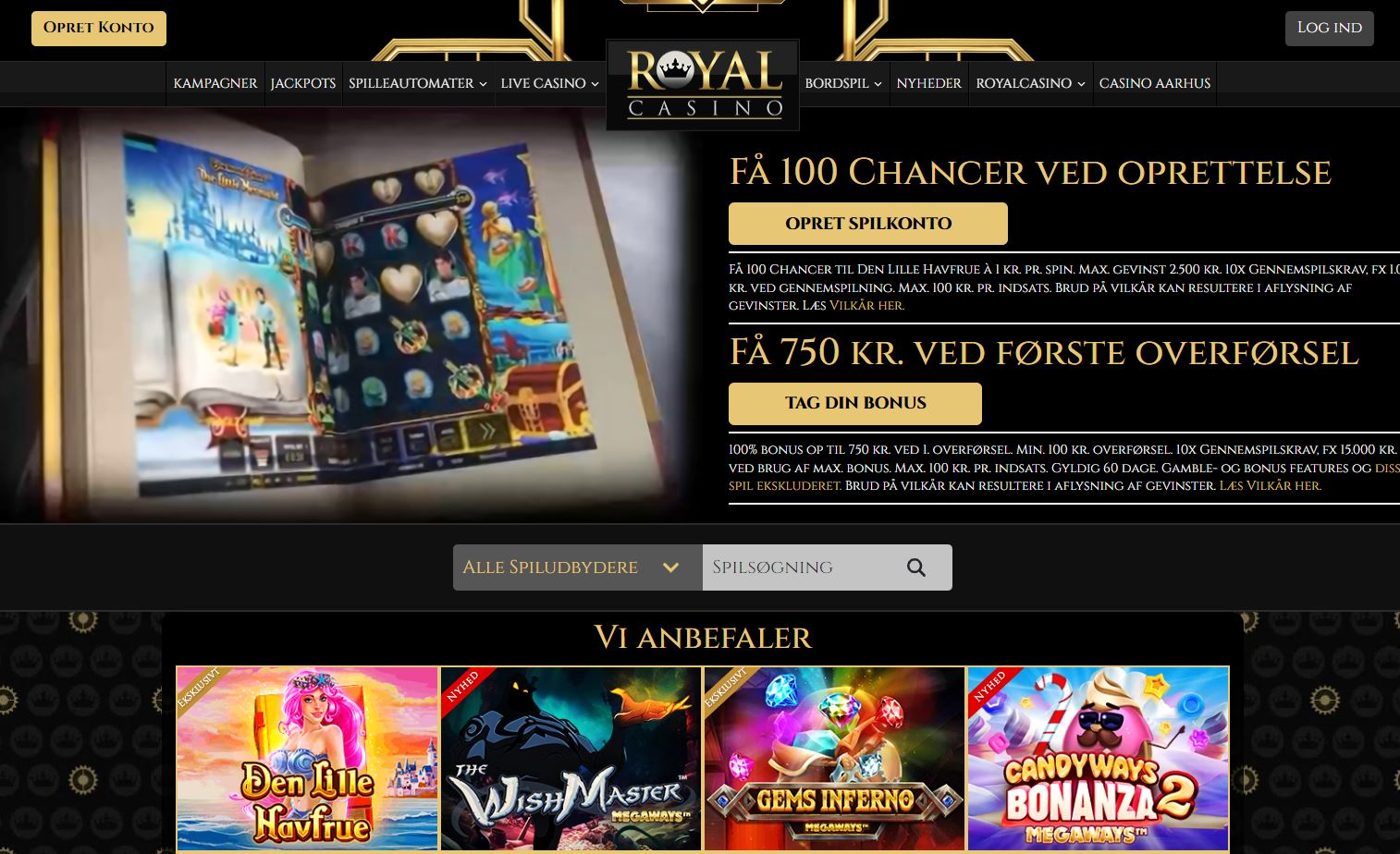 royal casinos hjemmeside