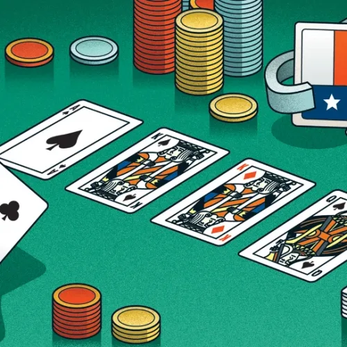 Texas Hold'Em illustrasjon