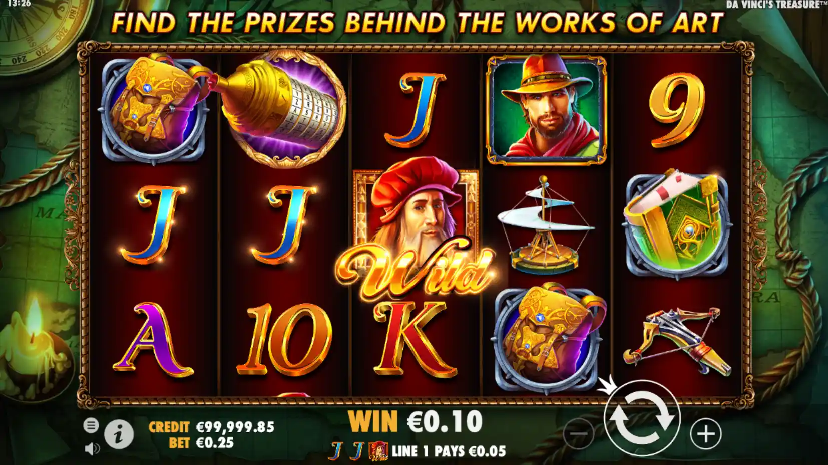 da-vincis-treasure-slot-von-pragmatic-play