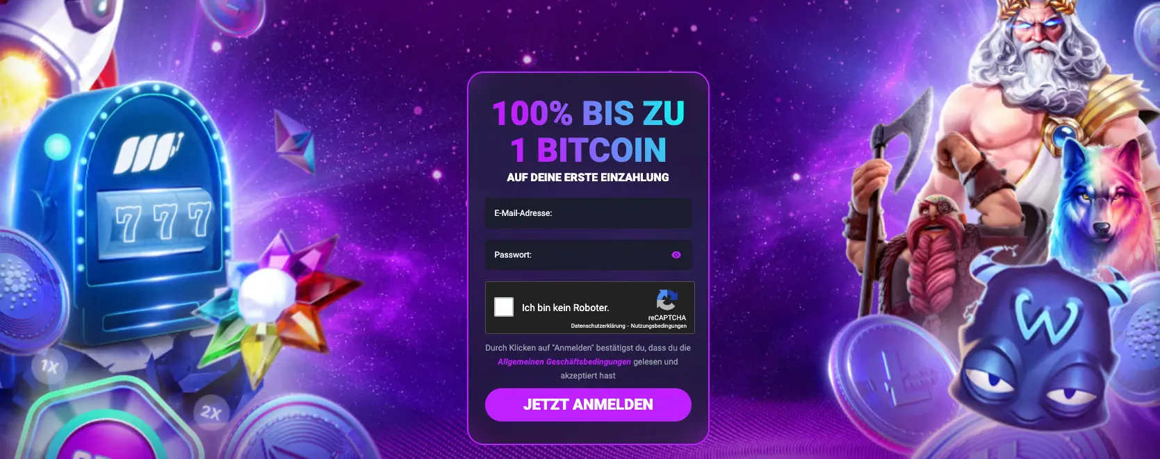 Metaspins Casino Krypto Bonus bis zu 1 BTC