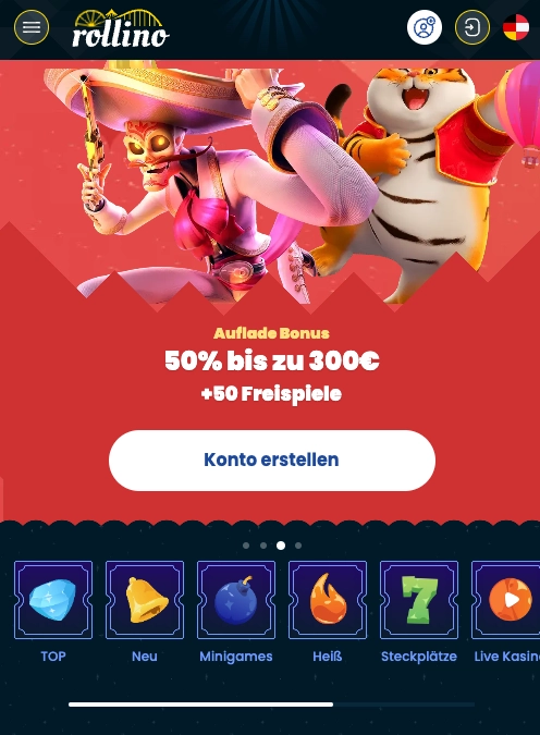Rollino Auflade Bonus